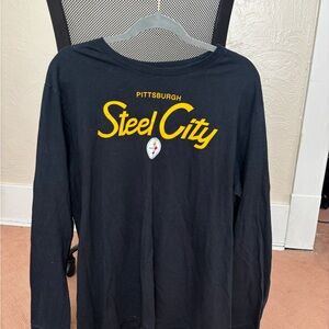 NIKE Women's Pittsburgh Steel City Black Long Sleeve Shirt